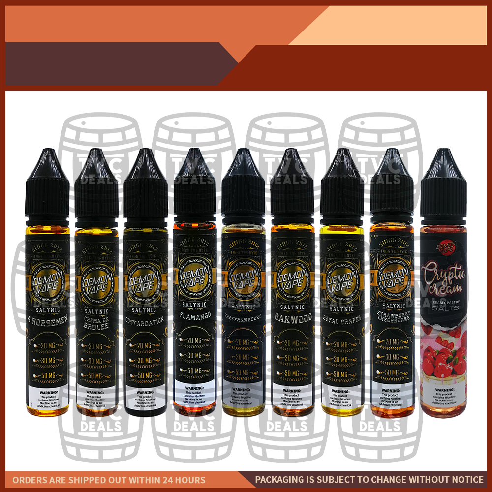 Demonvape Salt Nic 30ML TVC Deals Demonvape Salt Nic 30ML TVC Deals