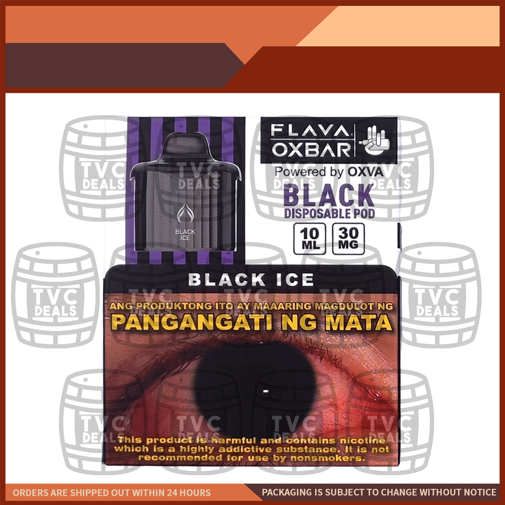 Flava x Oxbar Black Cartridge