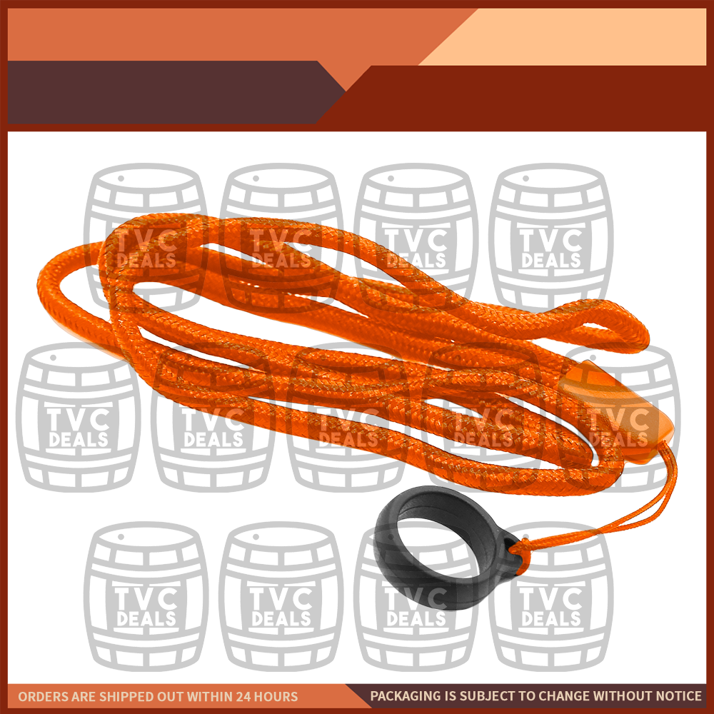 Colored Lanyard With Rubber Ring