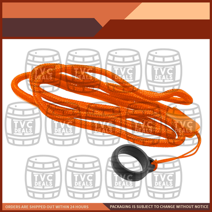 Colored Lanyard With Rubber Ring