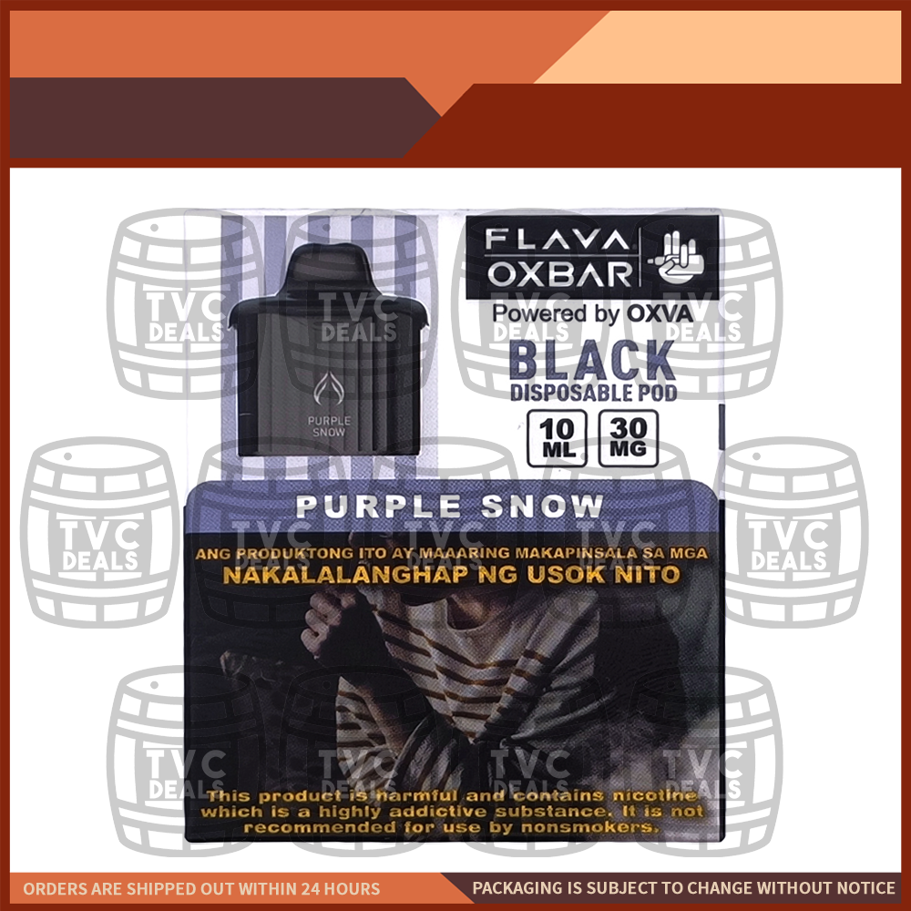 Flava x Oxbar Black Cartridge