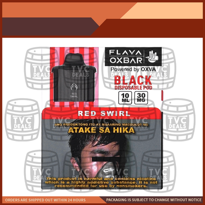 Flava x Oxbar Black Cartridge