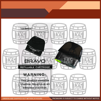 Starss Bravo Replacement Pod Cartridge (Tingi, Pack)